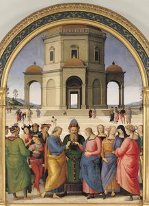 Il Matrimonio della Vergine, 1500-04 da Pietro Perugino